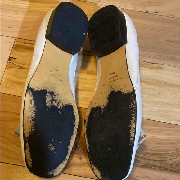 Etienne Aigner Cream Ballet Flats - Picture 4 of 14